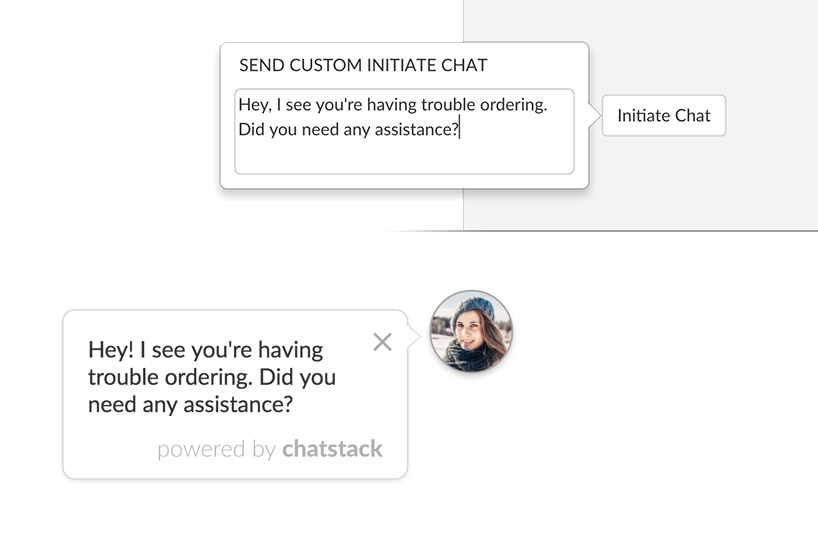 Custom Initiate Chat Messages