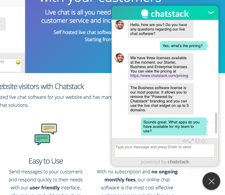 Live Chat Widget