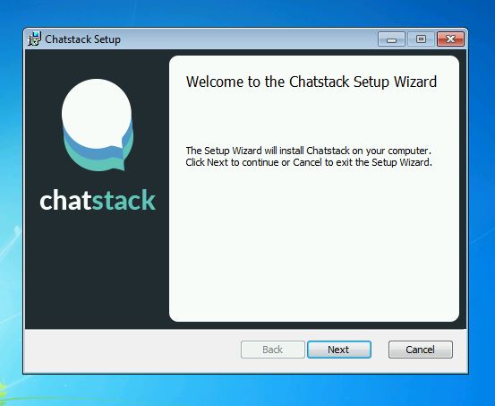 Chatstack – Desktop App Installation Wizard